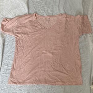 Talbots Pink 2x V-neck Shirt
